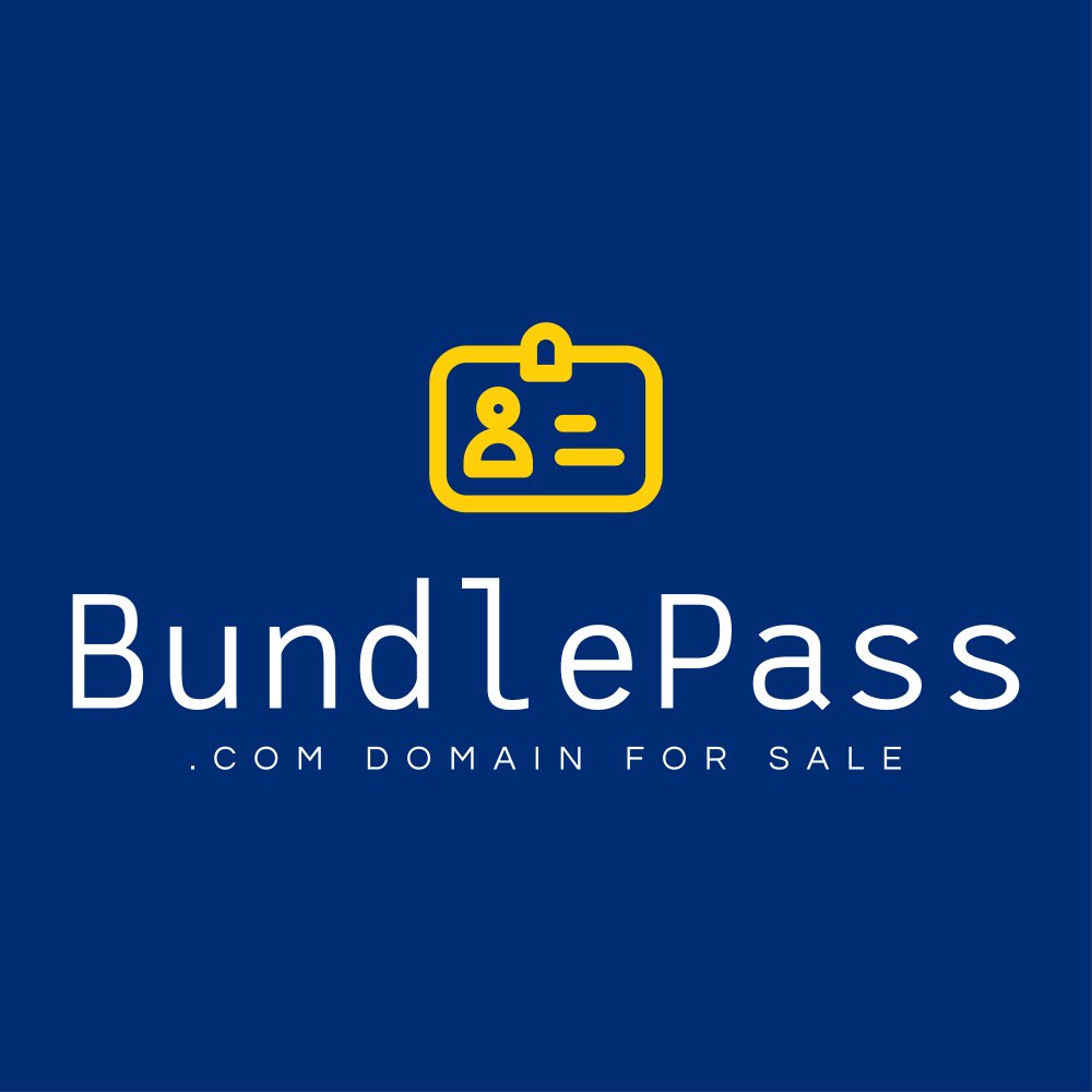 🔥 .COM #domain for sale: 

➡️ BundlePass.com

🔔 Perfect #name to combine multiple offers!

#Bundle #entrypass #Web3 #web3community #Website #Web #connection #CONNECT #Crypto #cryptocurrency #CryptoNews #CryptoGPT #GPT4 #GPT #offers #offer