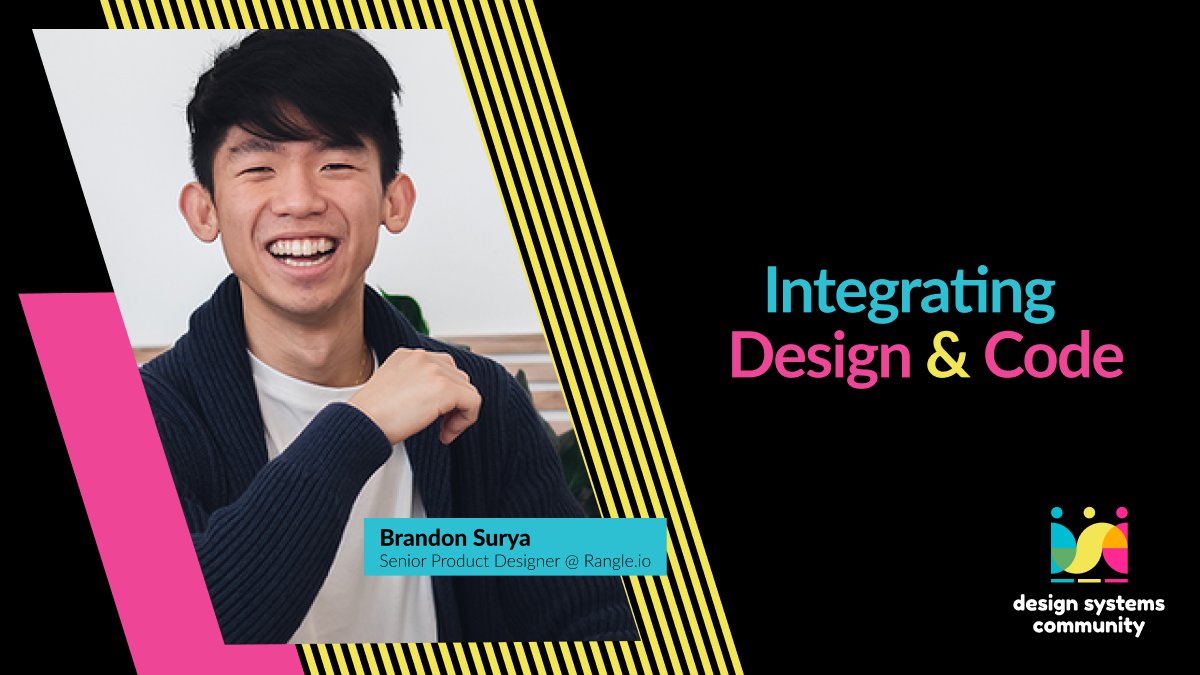 dscc_tor's tweet photo. Speaker spotlight with @BrandonSurya, Senior Product Designer @RangleIO 

Brandon Surya is a senior product designer at https://t.co/YyJv3x3xrc, a modern digital products and platforms consultancy that specializes in building design systems. 

Join us: https://t.co/CooLA04LJL https://t.co/g4haRGTyZn