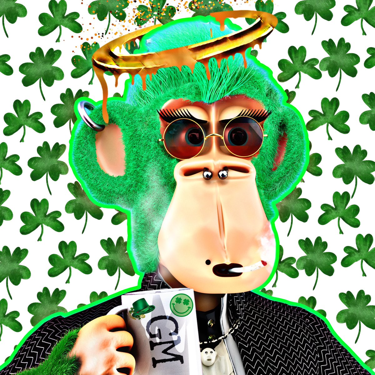 GM!☕️
HAPPY ST. PATRICK’S DAY!☘️
Have an awesome Friday #DAPfam!🫶 

▶️MINT SITE: deb-ape.vercel.app
▶️MINT PRICE: 0.05 ETH
▶️SUPPLY: 1000 Debutante Apes
▶️TRAILER: youtu.be/dizi-u9sM2Y

#DAP 👑 #UpcomingAnimatedMovie #StoneOfPower 🎥 #MovieRoyalties