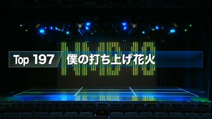 ちなみにあたし2016年リクアワ197位曲僕の打ち上げ花火を聴いているとぐっすり眠れます😴😴おやすみなさい( ˘ω˘ )