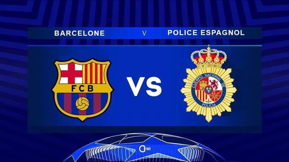 luca_varan's tweet photo. OFFICIEL 🚨 LE BARCA AFFRONTERA LA POLICE ESPAGNOL POUR LES QUARTS DE FINAL DE LDC 

OBJET : LA C0RRUPTi0N https://t.co/Wjd2hKa09n
