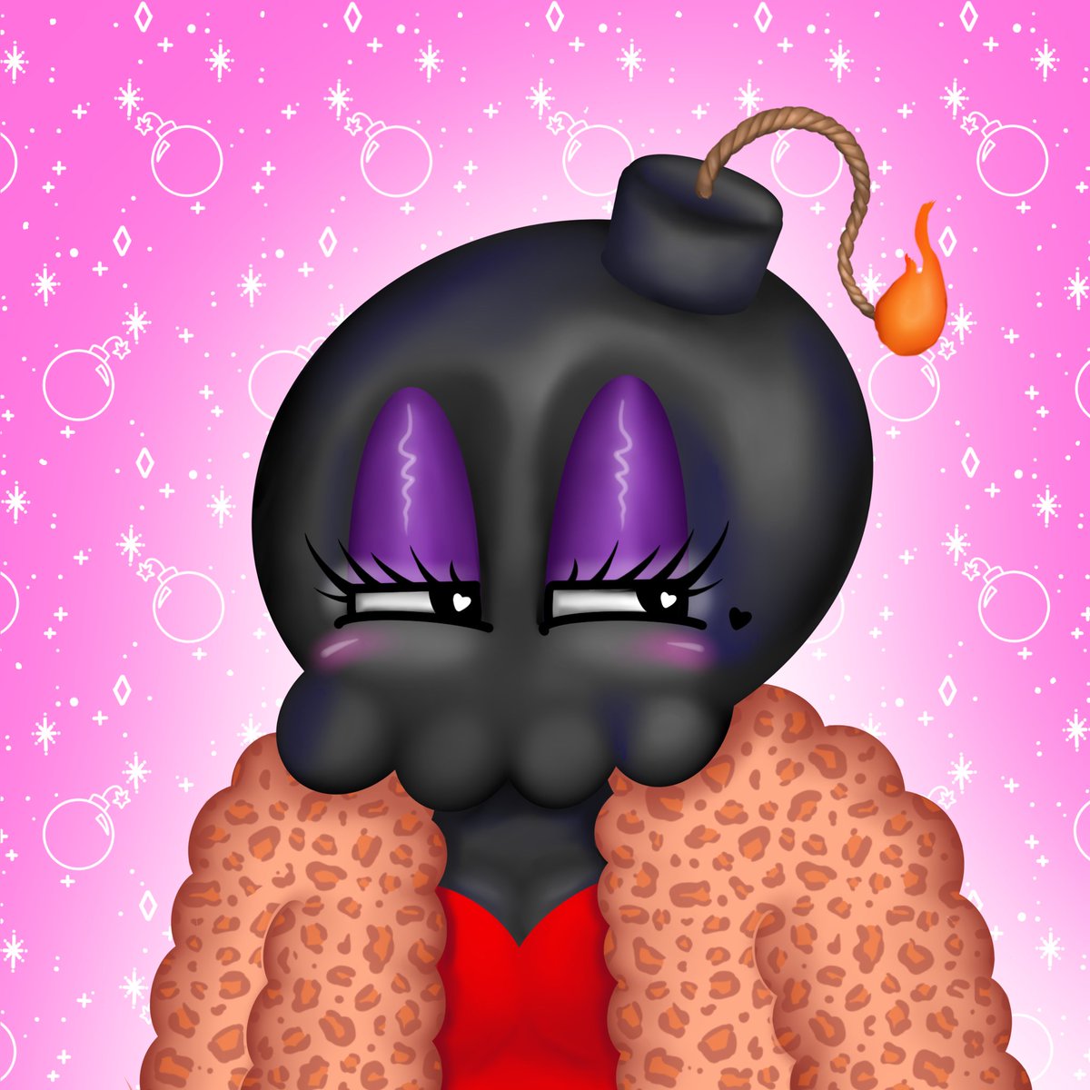 SUBombshell's tweet image. Gm 💣💥

Here's a little "She's the Bomb-orie" for the @CryptoMories  #BuildAMorie art contest ❤️🤞