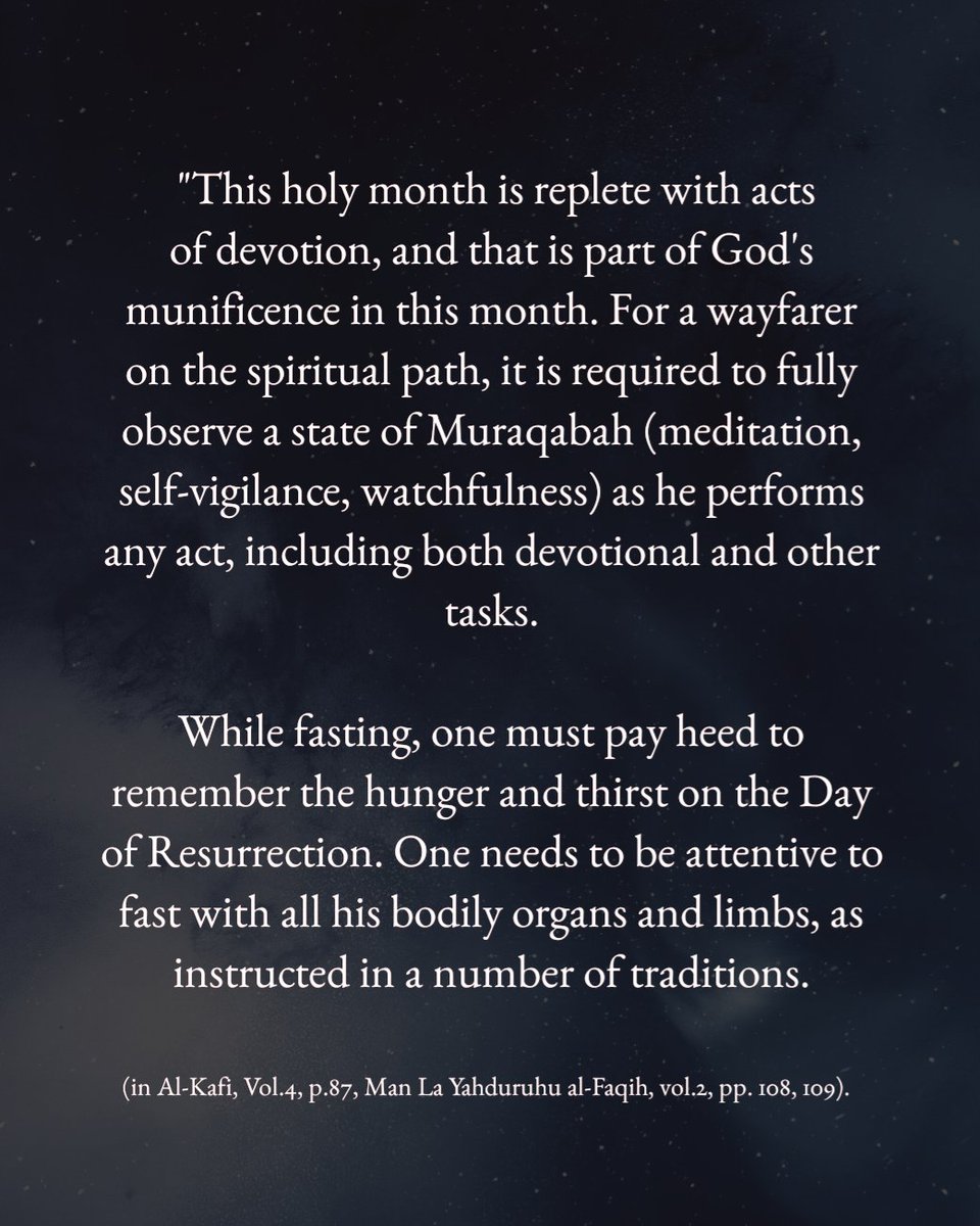 uniofmahdi's tweet photo. How can we achieve a fruitful Ramadhan?
- An advice of Allamah Tabataba’i (ra) https://t.co/xEyjSLZevO