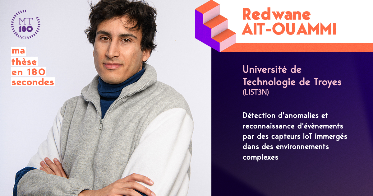 universitereims's tweet photo. 13ème candidat, Redwane AIT-OUAMMI du laboratoire #LIST3N de l'@UTTroyes @MT180FR https://t.co/uzy2aC4My9