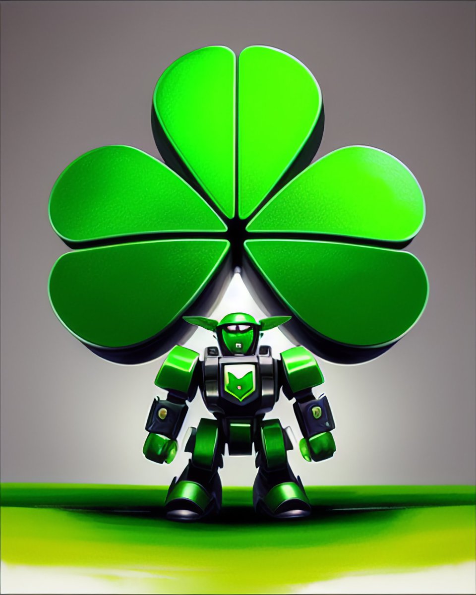 PsychOhAiArt's tweet photo. Happy Saint Patrick's Day (tiny robots) - made with @get_starryai #aiart #digitalart #starryaifeatured #tinyrobots #starryaiweekly #StPatricksDay2023 https://t.co/hJ23Aa04gd https://t.co/nTaTne1umU