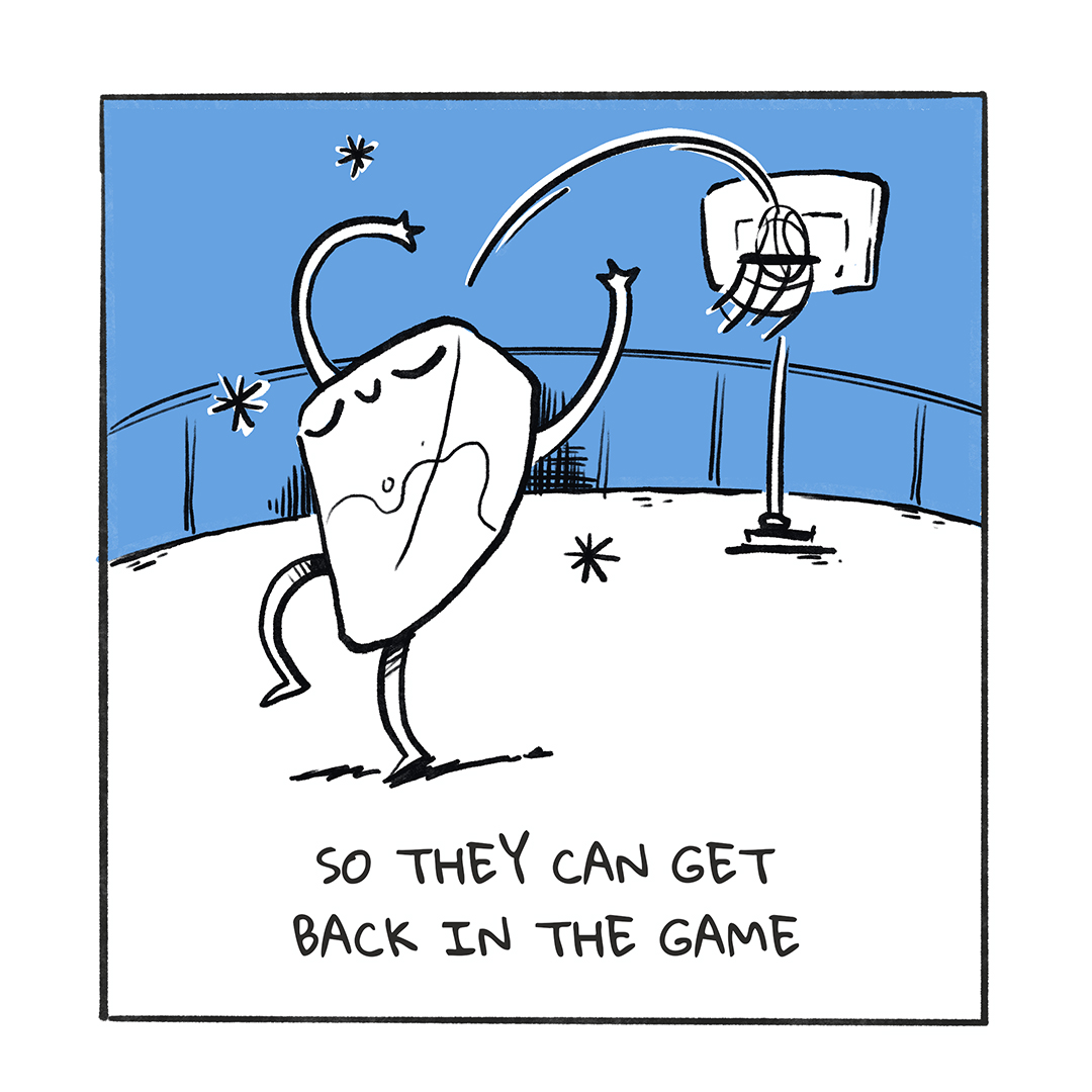 Learning to control your emotions helps you take your best shot. With Mightier, we help kids practice coping strategies through gameplay. Because, just like in sports, practice makes permanent. #marchmadness