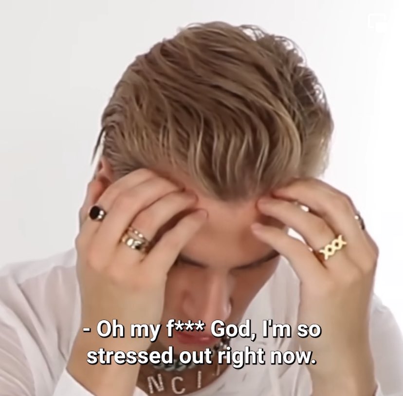 Sh0ckRose's tweet photo. @bradmondonyc I will be using this the next time ‘im so stressed out right now’ https://t.co/X9WTsivXBw