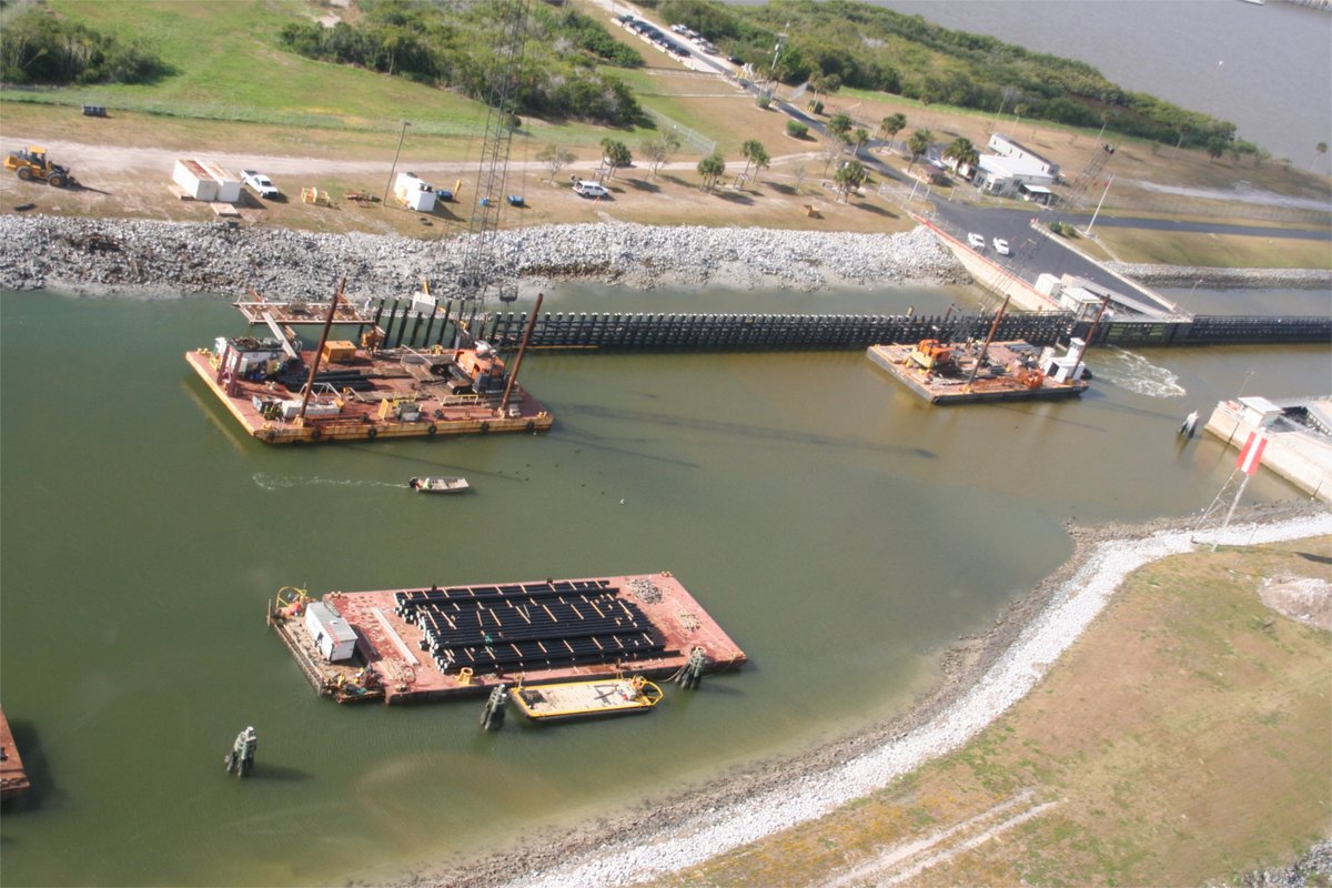 #RUSHmarine project spotlight: Canaveral Locks East West Guide Wall Repair bit.ly/3JsNKFl

#PerformanceWithIntegrity #Floridaconstruction #marineconstruction