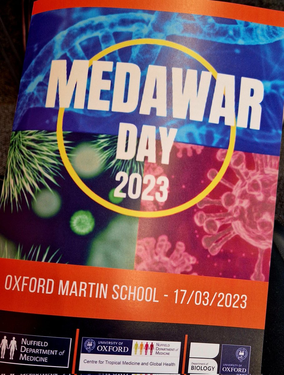 ProfTtweetsTB's tweet photo. Enjoying getting to know more about the huge range of #pathogen & #immunology research by my new colleagues @MedawarFor at today's #MedawarDay @oxmartinschool, plus the chance to present some of our #proteinarray data! 🦠🧫🔬 https://t.co/pCuxlmPyAf