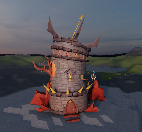 oxcharaxo's tweet photo. A peak at what both the villain tower and The Well I made a bit ago look like in Roblox

Petition for more fully stylized textured games in Roblox ✊

#ROBLOX #RobloxDevs #robloxdeveloper #robloxartist https://t.co/dOpj8wRMkx