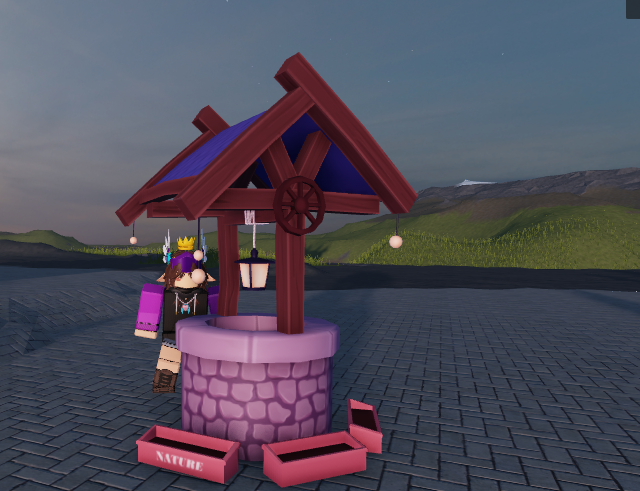 oxcharaxo's tweet photo. A peak at what both the villain tower and The Well I made a bit ago look like in Roblox

Petition for more fully stylized textured games in Roblox ✊

#ROBLOX #RobloxDevs #robloxdeveloper #robloxartist https://t.co/dOpj8wRMkx