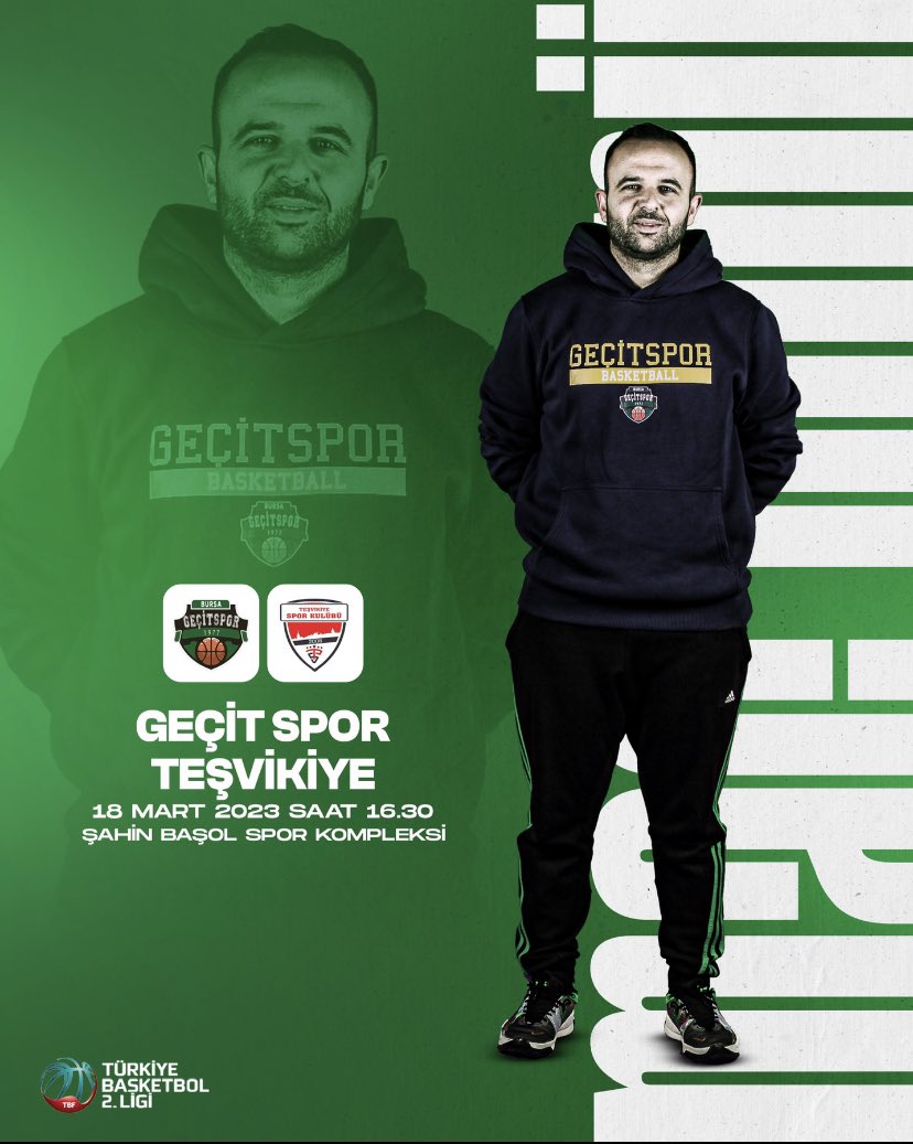 Geçit’in maçı var!

📍 Şahin Başol Spor Kompleksi
📅 18 Mart Cumartesi
🕒 16:30
🆚 Teşvikiye