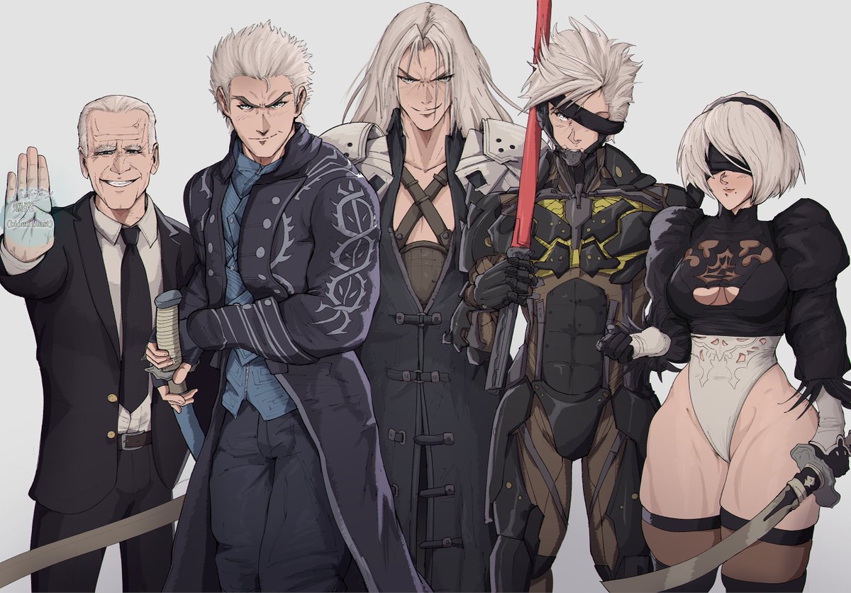 yoracrab's tweet photo. white haired swordfighters https://t.co/VcdGH5jBYQ
