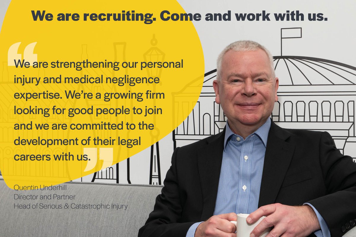 AlderstoneSolic's tweet photo. Time for a change? If you're an experienced, serious and catastrophic or clinical negligence solicitor, or looking to gain more experience in a busy practice, we'd love to hear from you. 

Email enquiries@alderstonesolicitors.co.uk or visit our website https://t.co/eF5wiAEtEI https://t.co/1uOs5iuaxm