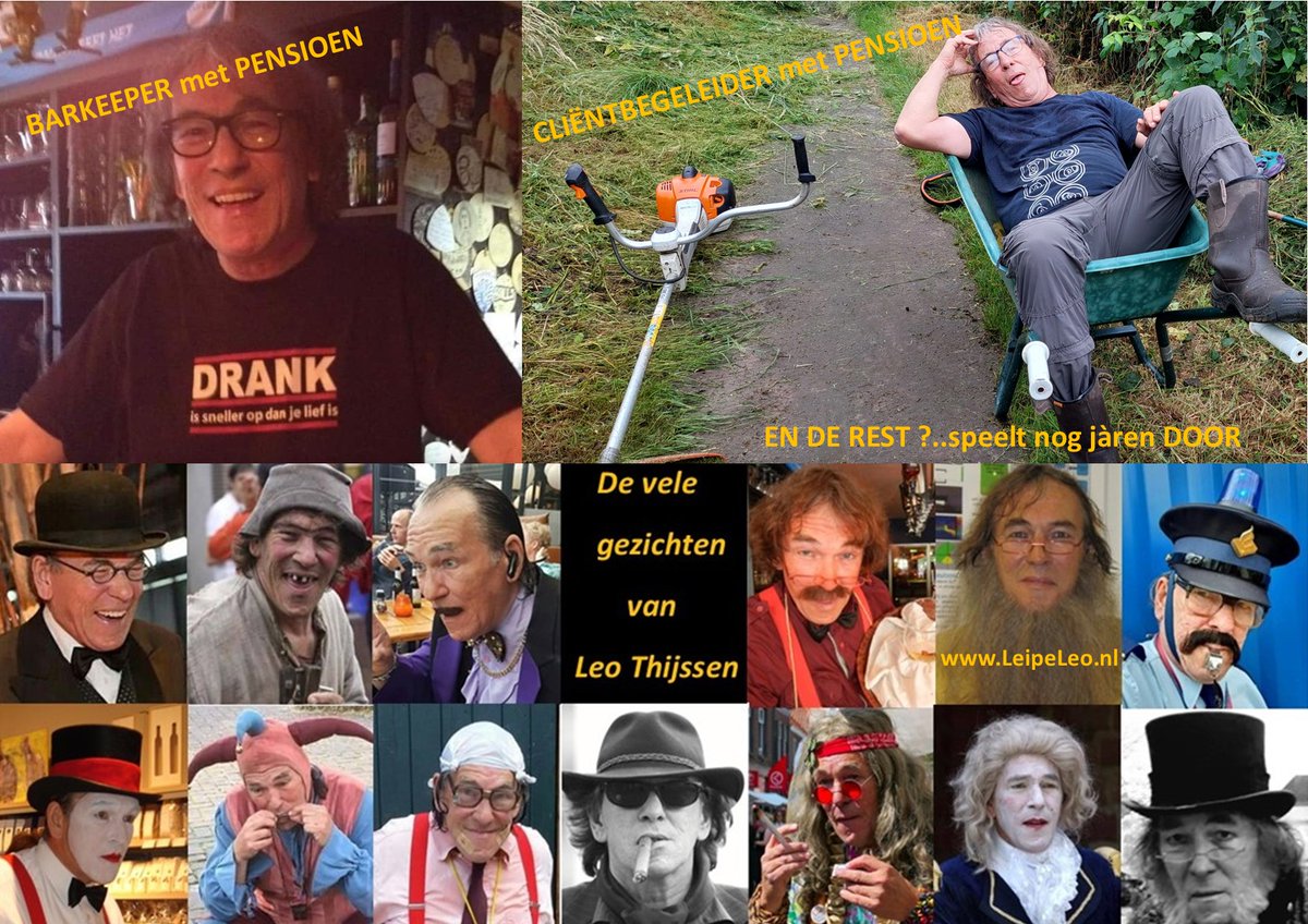 De Barkeeper was een paar jaar geleden al met pensioen gegaan, nu is ook de Cliëntbegeleider bij de Seizoenen met pensioen maar die andere 13 spelen nog jaren door.