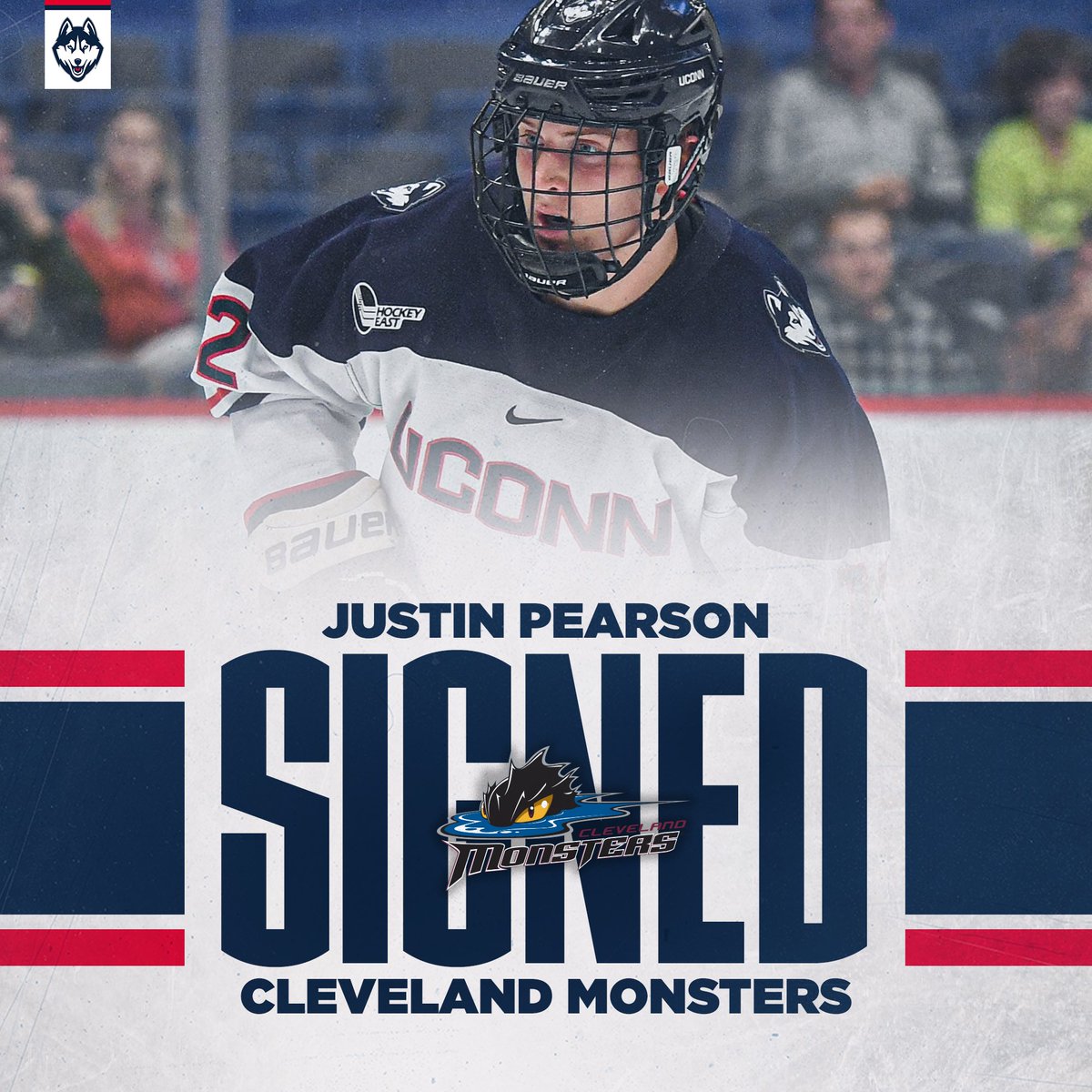 Huge Congrats to Justin Pearson on signing a two-year contract with the <a href="/monstershockey/">x-Cleveland Monsters</a>