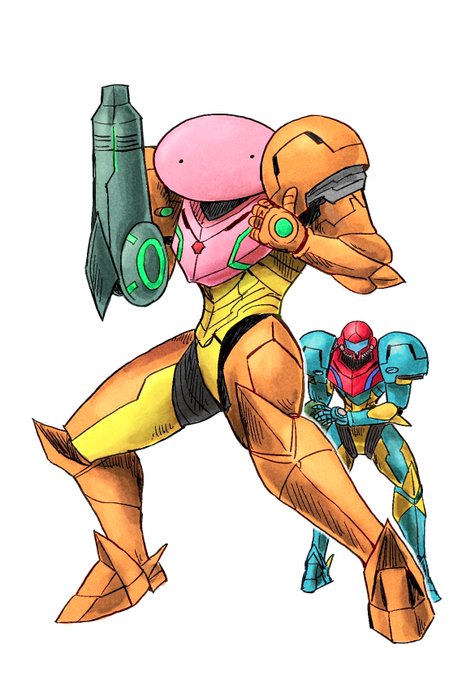 「samus aran simple background」Fan Art(Latest)