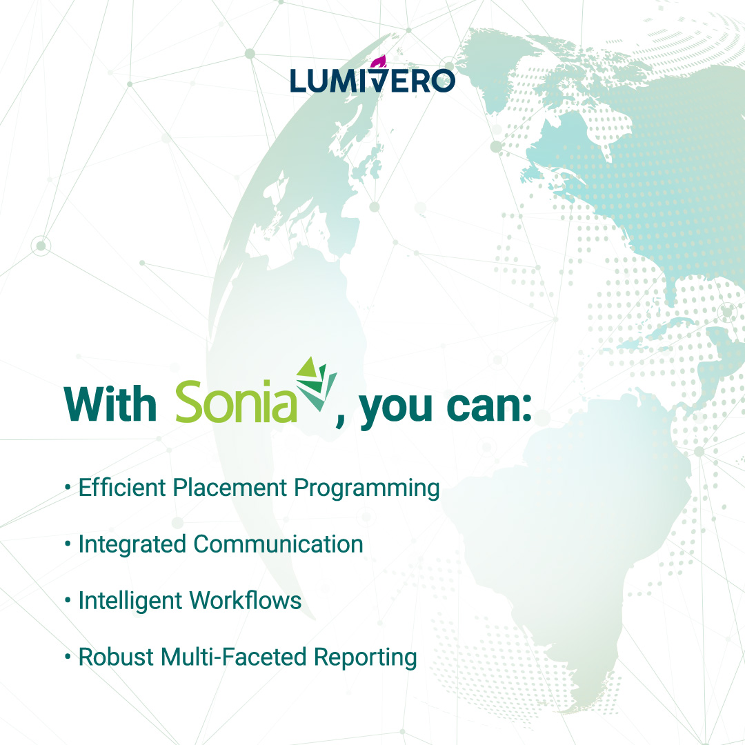 LUMIVER0's tweet image. @SoniaSoftware offers time-saving automation, communication, and #workflowmappingโall within one central platform. โจ
Sonia helps you through crucial stages of your #studentplacement program to ensure that student data is managed properly. ๐
Learn more: bit.ly/3L6ETdH