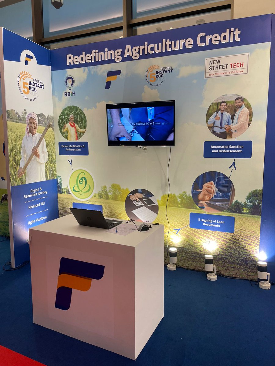 New_Street_Tech's tweet photo. We are happy to attend the 17th K P Hormis Commemorative Lecture. We are proud of our partnership with Federal Bank and glad to see one of our joint initiatives, the instant KCC loan project showcased at this event!
#FederalBank #NewStreet https://t.co/38GNQb8yCs