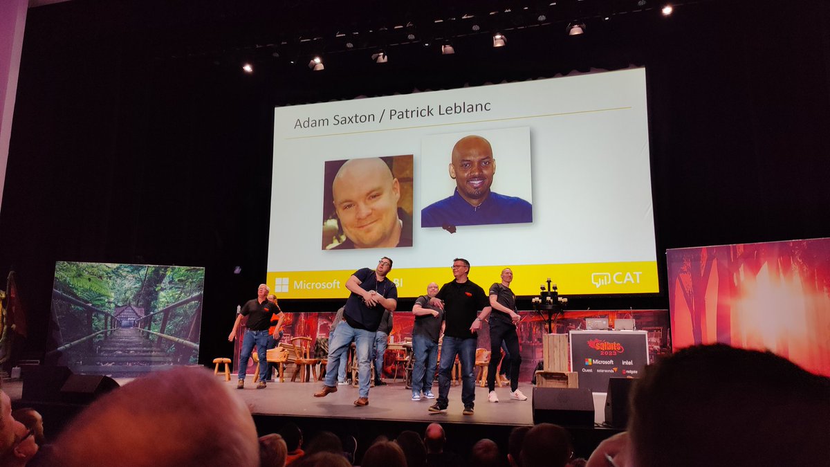 FreeYourDataCon's tweet photo. Great #BIPowerHour with lots fun and absolutely learned nothing 😁 at @SQLBits @Kjonge @cwebb_bi @patrickdba @SQLMissSunshine @JayPowerBI @GuyInACube https://t.co/Z4yVolMqEy