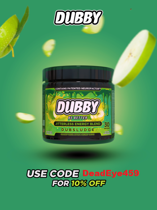OneChipper's tweet image. I'm happy to announce that you can now use my code DeadEye459 for all products on the dubby.gg website thanks for this big opportunity I would of never thought I would get this but here we are