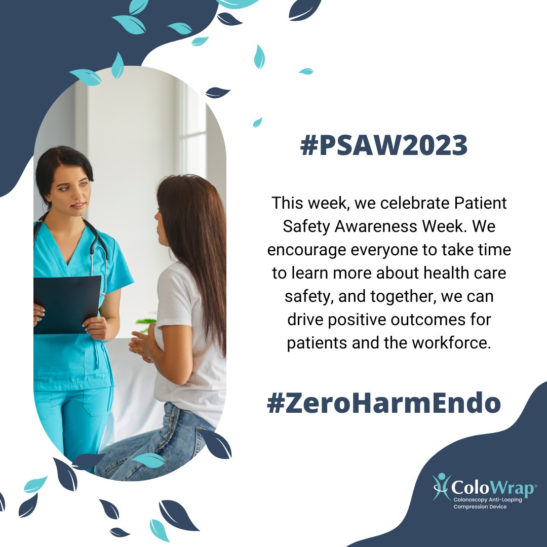 ColoWrap's tweet image. Join us on our mission to help create a #zeroharm #endoscopy environment by preventing looping and protecting patients, providers, and endoscopy personnel.

#PSAW2023 #ZeroHarmEndo #LoseTheLoop #ColoWrap #GI #Colonoscopy