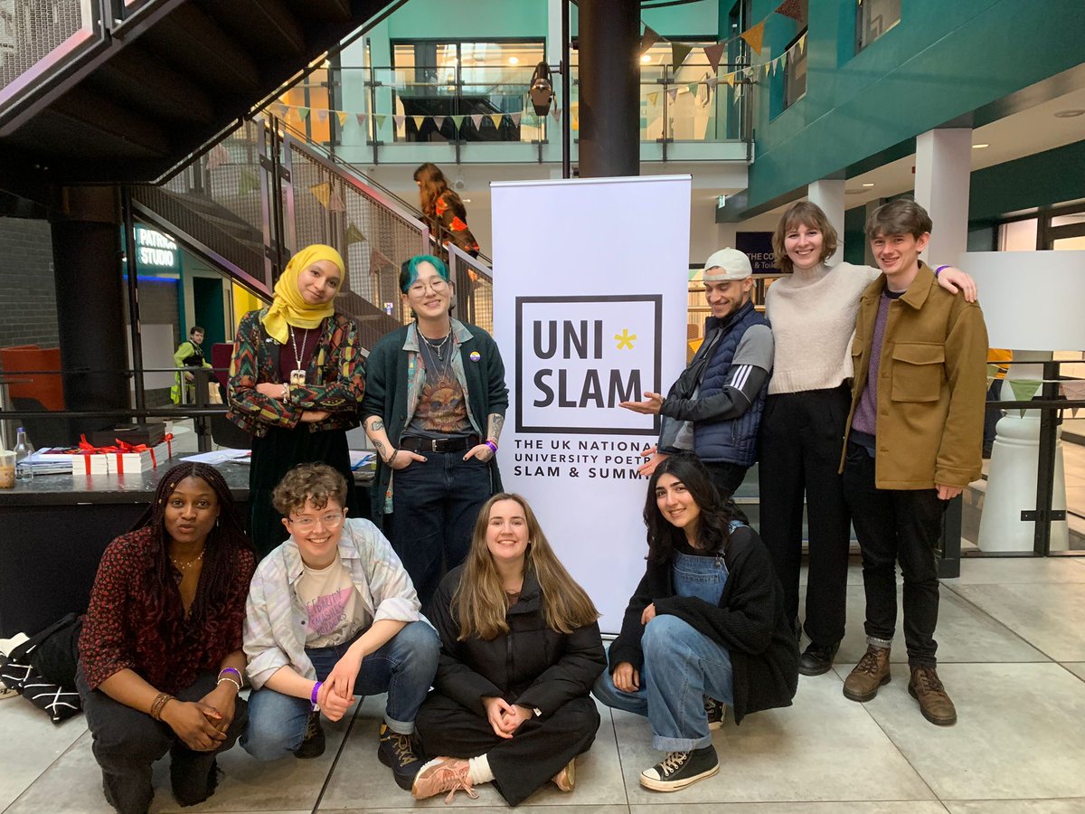 So amazed by this team! Last weekend (I'm glowing to say) we won <a href="/uni_slam/">Uni Slam</a>! The biggest university poetry competition in the UK. I continue to be awed at the kindness and talent of the poetry community. Thanks to everyone involved!