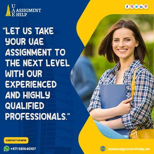UaeStudentsHelp's tweet image. "Let Us Take Your UAE Assignment To The Next Level With Our Experienced And Highly Qualified Professionals."
uaeassignmenthelp.ae
#Assignmentwriters #AssignmentWritingServices #AssignmentPapers #AssignmentHelpOnline #UaeAssignmentHelp