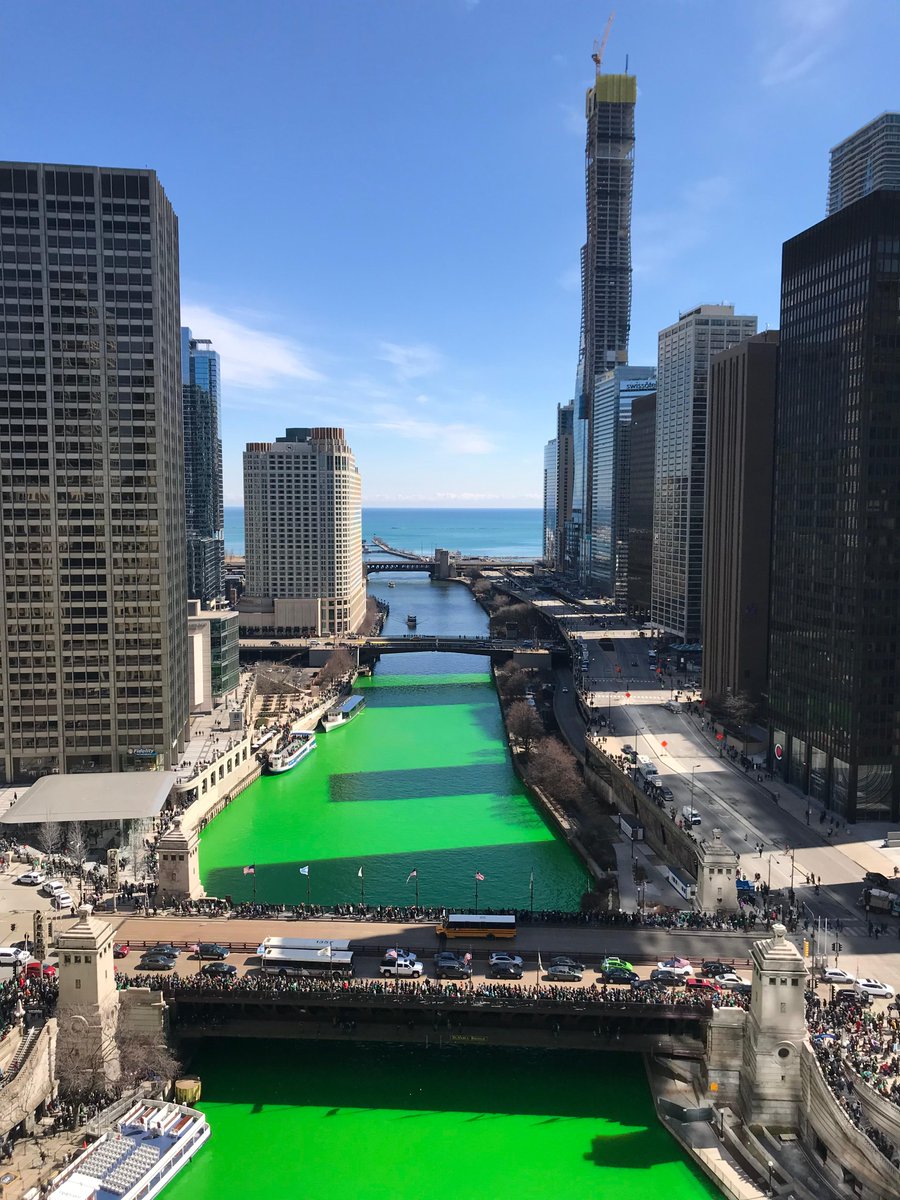 Northwestern Undergraduate Admissions (@northwesternadm) on Twitter photo Happy Saint Patrick's Day! Comment if you saw the Chicago River being dyed green last Saturday 💚 ☘️ 📸: <a href="/LeavittWill/">Will Leavitt</a>  #stpatricksday #northwesternadmissions Happy Saint Patrick's Day! Comment if you saw the Chicago River being dyed green last Saturday 💚 ☘️ 📸: <a href="/LeavittWill/">Will Leavitt</a>  #stpatricksday #northwesternadmissions