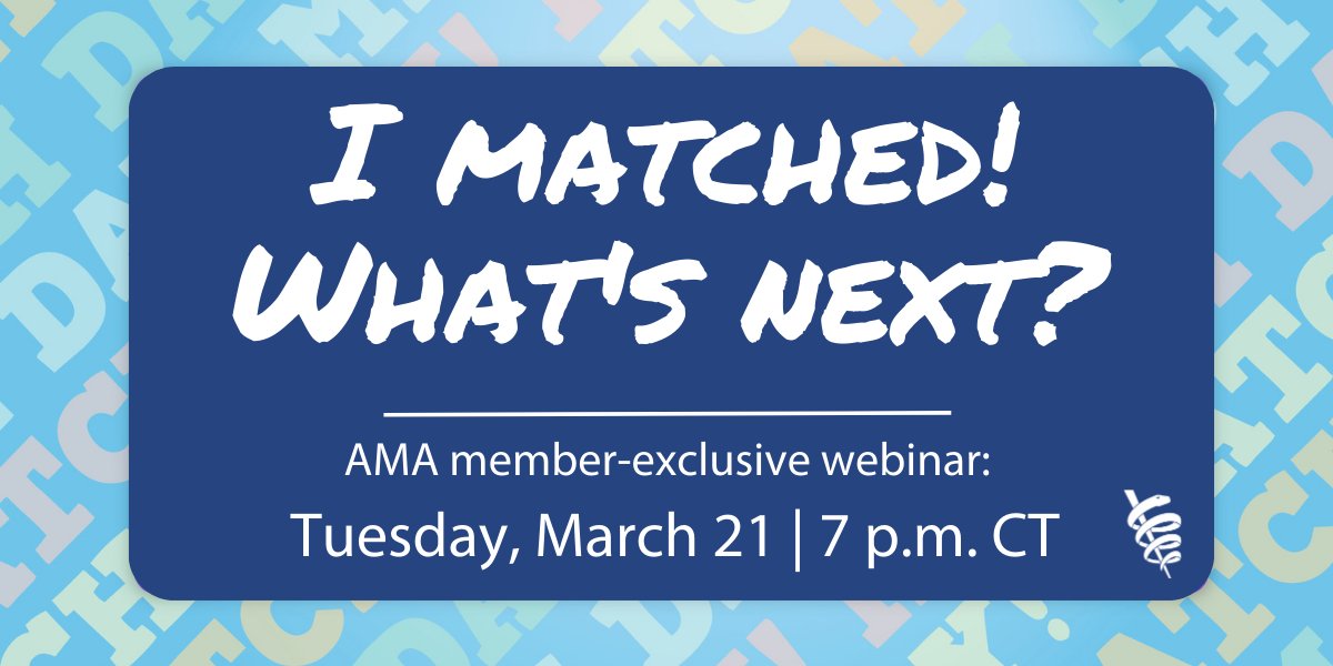 Happy #Match2023! Congratulations to those who matched. We are here to support you on your road to #residency. Join us on Tuesday to get expert advice to help you prepare for your first year as a resident physician. spr.ly/60103fvso #MatchDay2023