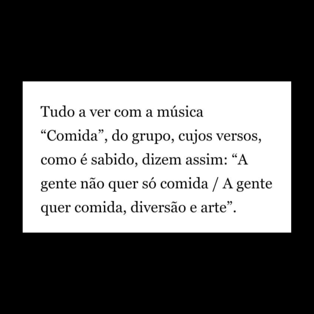 A gente não quer só comida, a gente quer comida, diversão e arte!
Muito obrigado, @favelivro!