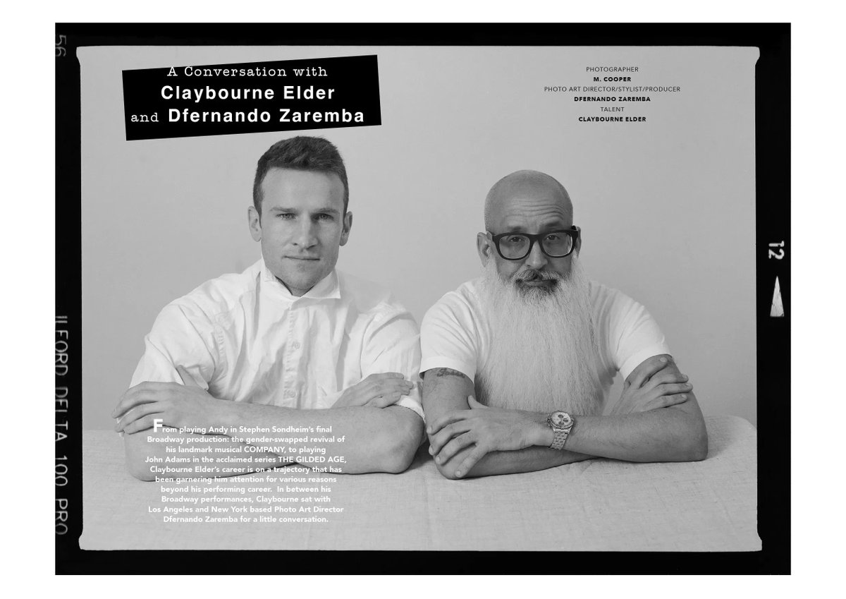 clientmagazine's tweet photo. A Conversation with talented actor Claybourne Elder &amp; Dfernando Zaremba as featured in Client U.S. #16. We share 10 of the Q&amp;A! @Claybourneelder #claybourneelder #actor #interview #CLIENTUS #clientmagazine More here: https://t.co/FdNuyodCoz https://t.co/tH0g51n7py