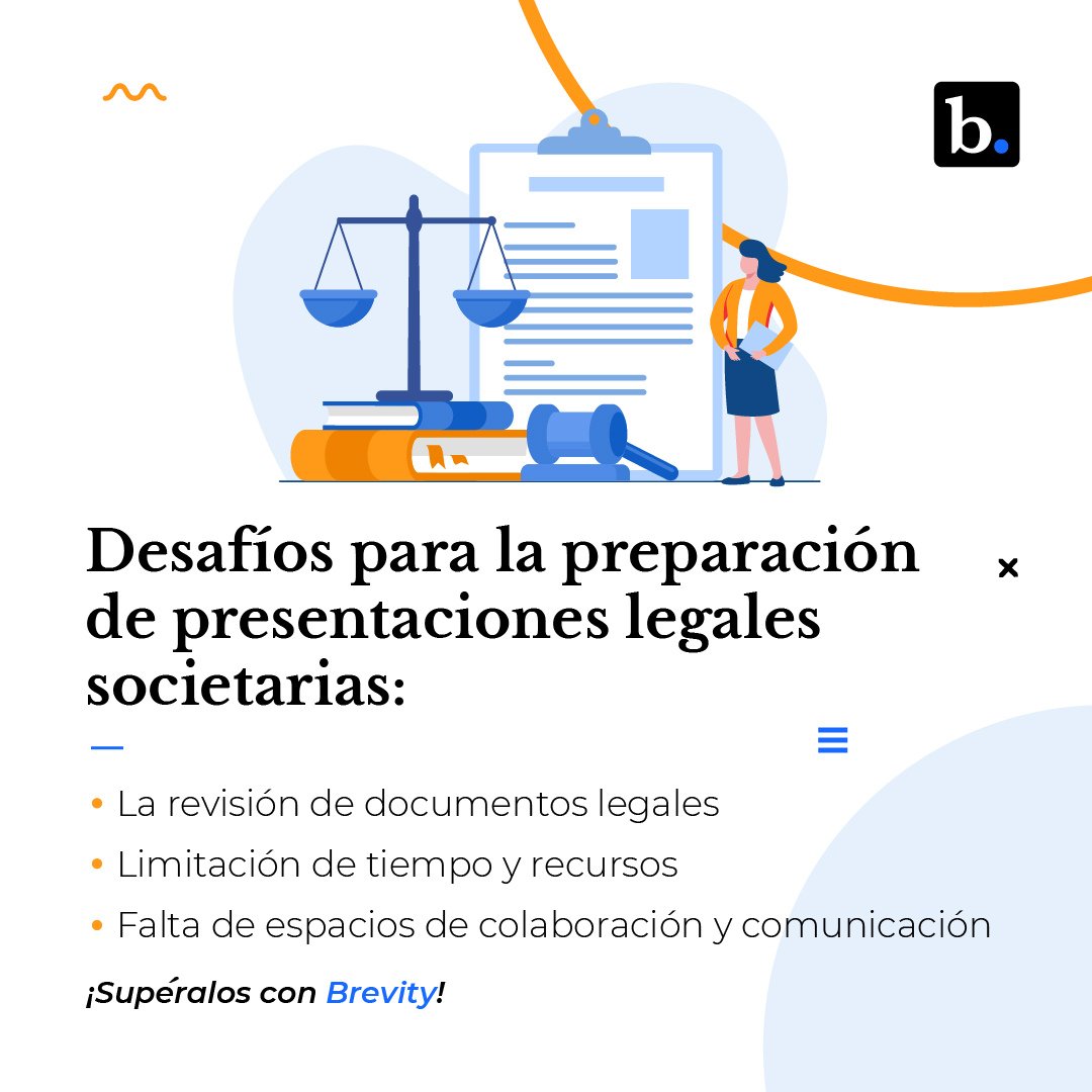 La gestión societaria puede ser un desafío debido a la gran cantidad de tareas operativas que debes realizar. 
Te invitamos a conocer las soluciones de Brevity para la gestión de sociedades. 

i.mtr.cool/lnhntxlmyi