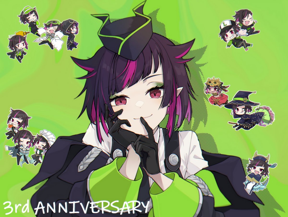 「3周年おめでとうございます～～～～!#ツイステ3周年 #ツイステファンアート#t」|ぽんたのイラスト