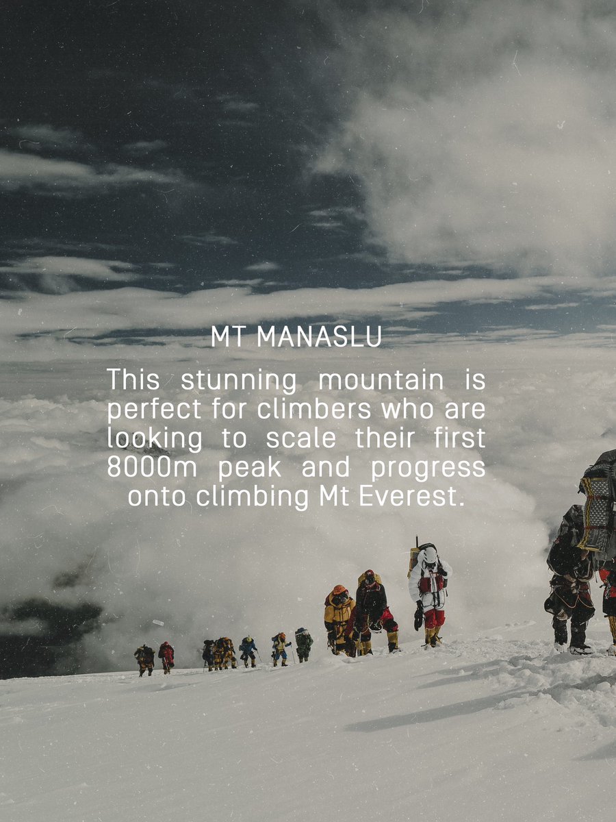 eliteexped's tweet photo. Looking to summit Everest? Manaslu should be your first 8000er. A challenging and beautiful mountain in its own right, Manaslu is characterized by its picturesque peak. Our record-breaking team are on exped from Sept 5 to Oct 9. Take the next step in your adventure: #eliteexped https://t.co/e2JJc6Pzgj