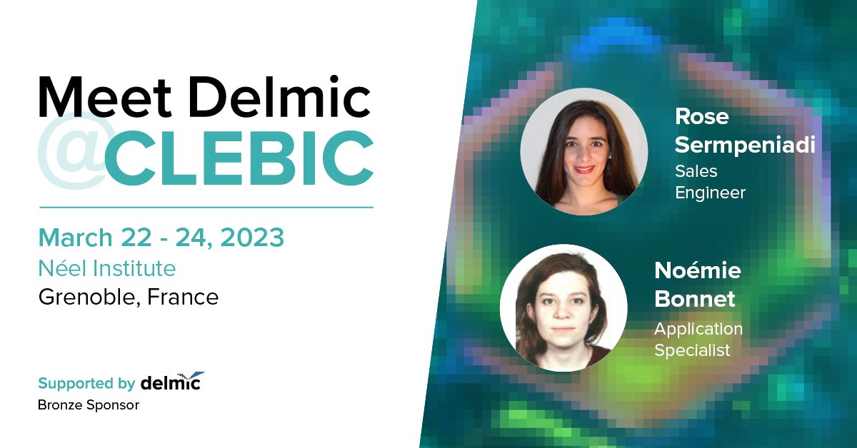 delmicbv's tweet photo. Meet our CL representatives @RSermpeniadi and Noemie Bonnet next week at the #CLEBIC conference, and learn how you can optimize your CL research!
#electronmicroscopy #semiconductor #cathodoluminescence https://t.co/EVWziK2xPt
