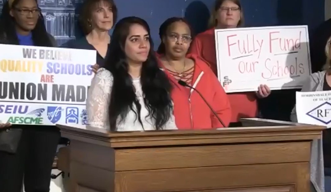 Our schools need a historic funding increase and new policies to attract more substitute teachers and bring down class sizes to aid learning and reduce burnout, @AHEM_7007 educator Amna Kiran and President Val Holthus say. #mnleg