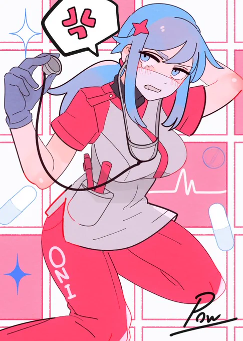 Drawing original characters is fun!But coming up with designs is the hard part...#mizu絵 