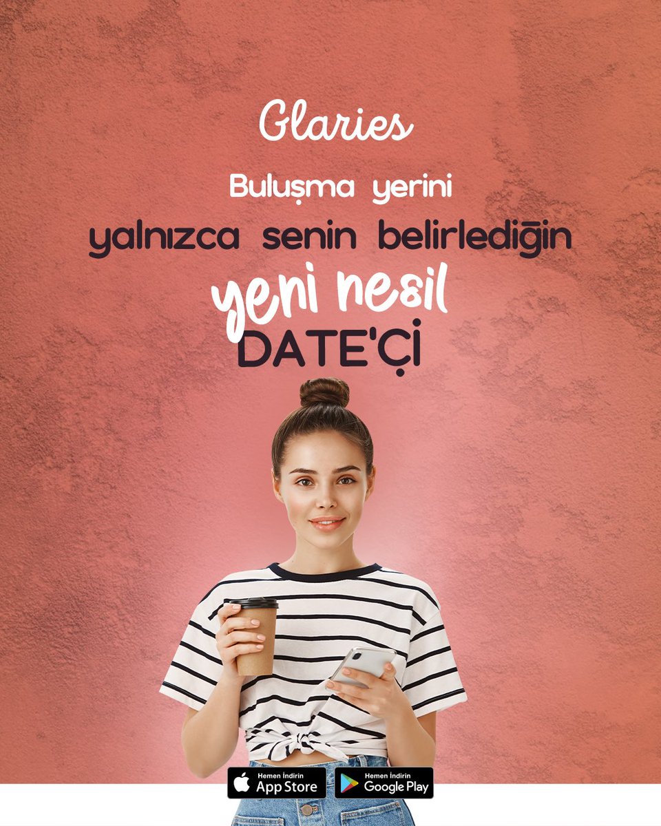 GlariesTurkiye's tweet photo. Nerede buluşacağına yalnız senin karar verdiğin bir dating app ile tanışmaya ne dersin? 😎 Glaries’de açtığın date’lerin konseptini ve konumu sen belirlersin, böylelikle kendini iyi hissettiğin bir mekand ilk date’in tadını çıkarırsın! ♥️

#date #datingapp #datenight #glaries https://t.co/WeY1AEi6Kz