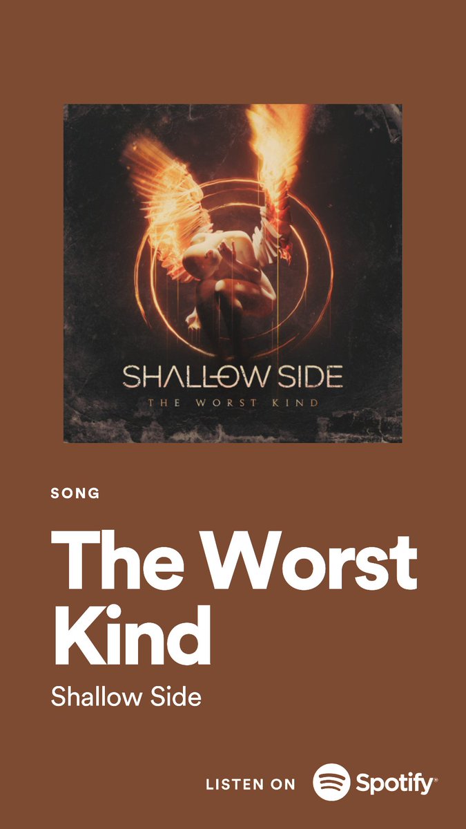 shallowsideband's tweet photo. Thanks for adding to THE WORST KIND to your @Spotify playlists. Keep it going, new single coming soon.

https://t.co/GpLjpMOtA2 

#theworstkind #shallowside #FridayVibes #FridayFeeling https://t.co/ntGoAHHtUh