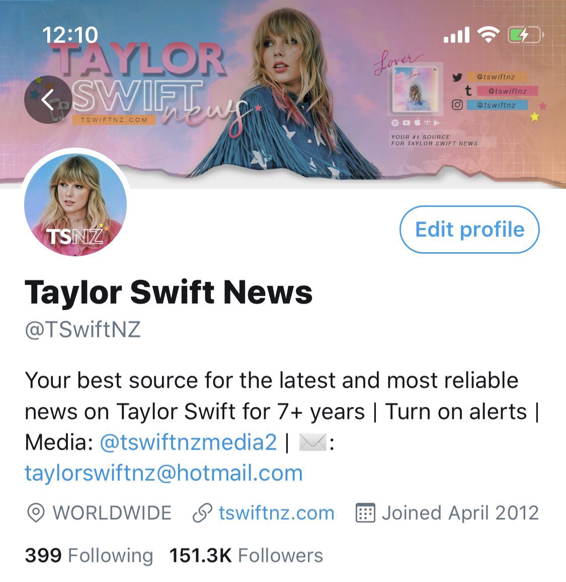 Taylor Swift News tweet media