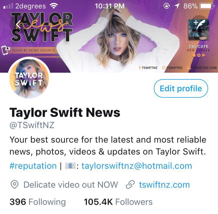 Taylor Swift News tweet media