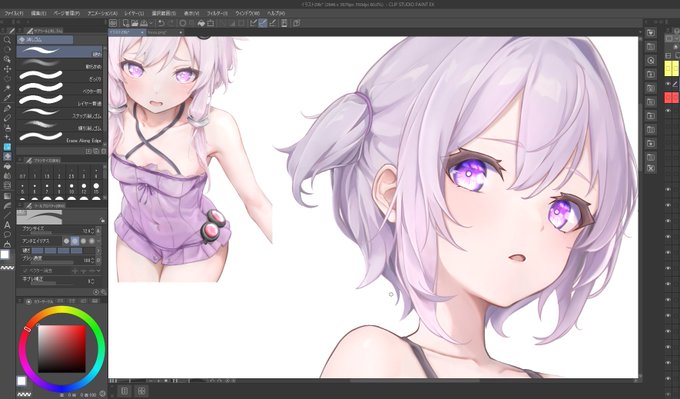 wipゆかりん(進捗激遅)
なぜ過去絵を置いてるかというと、それを参考にしないと同じ色合いで描けないんだ… 