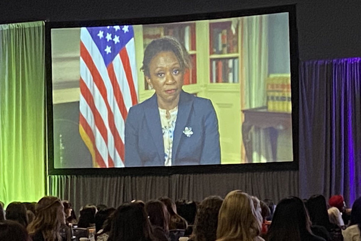 Opening Keynote Kemba Walden (Office of the National Cyber Director) ~ “Cyber is bigger than coding.” Amen! #WiCyS2023