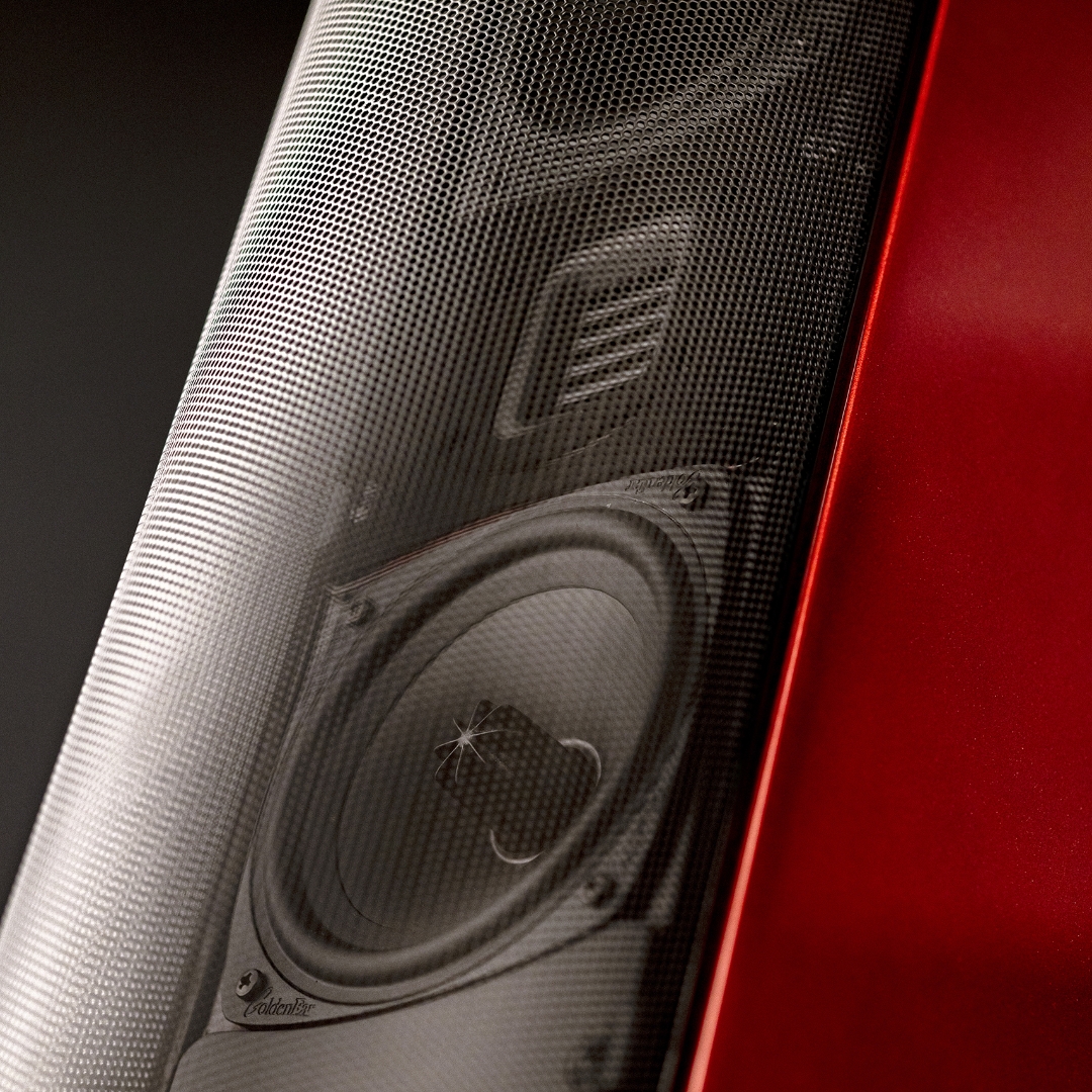 goldeneartech's tweet photo. 🔴⚫️ Red is the New Black! Visit us at the Montreal Audio Fest on the 24-26 March in Montreal Ballroom 7 for a sneak peek at our latest tower speaker with powered bass, the GoldenEar T66. 🔊 

#WiredByAudioQuest #PoweredByAudioQuest #GoldenEarT66 #RedIsTheNewBlack https://t.co/SvzssyUHbn