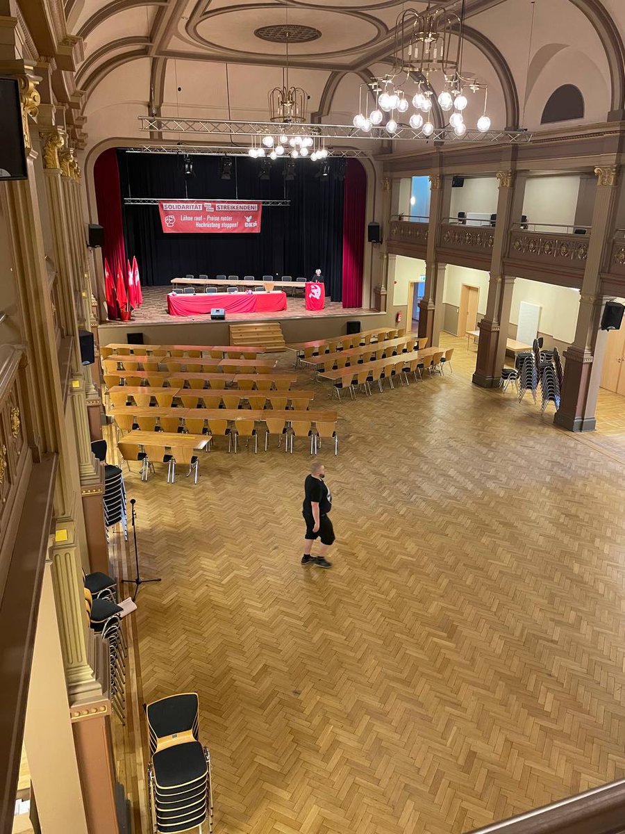 Heute beginnt der 25. DKP Parteitag, diesmal in Gotha! 🚩