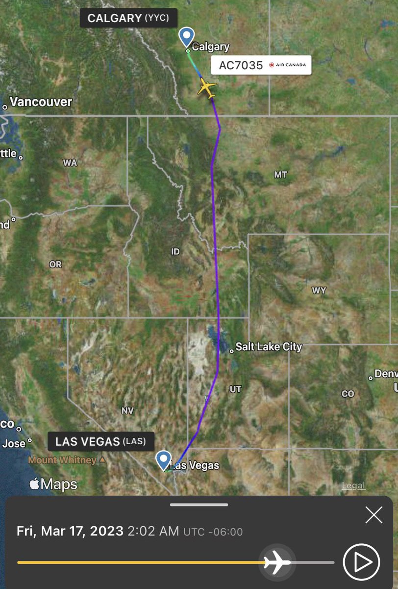 Full #Flames flight from last night, landed at 2:20 AM