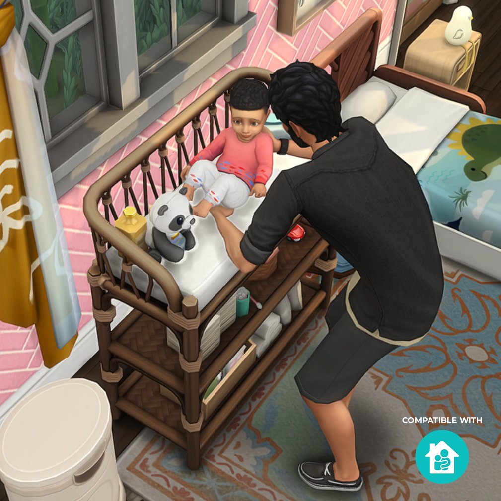 ✨CC✨

Heya guys! I just wanted to let you know that my #BohoBaby Diaper Changer Table is now compatible with the #GrowingTogether EP. #TheSims4 #TS4CC

▶ DOWNLOAD:
patreon.com/posts/80159663