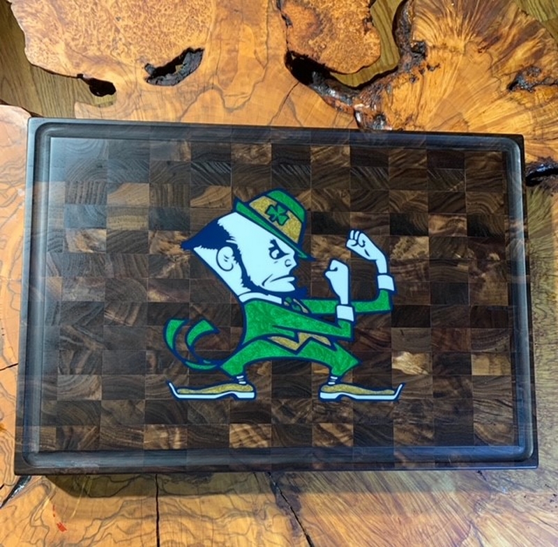 Happy St Patricks Day! 🍀

Check out this epoxy wood inlay made by Shane Peters of Shane’s Hardwoods! It features the Notre Dame Fighting Irish. 🍀🥊

#fightingirish #notredame #chessboard #westystemepoxy #inlay #westsystem #epoxy #goirish #nd #HappyStPatricksDay #StPatsDay