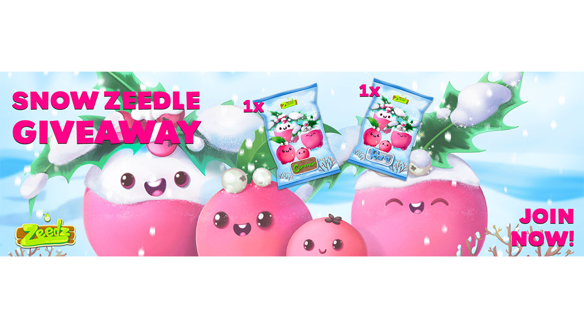 zeedz_official's tweet photo. ❄️🎁 Winter Zeedle #GiveAway 🎁❄️

To celebrate the arrival of our beloved Snow #Zeedle Family, you now have the unique opportunity to win one of two Snow Zeedle Packs. 🤩

Contest link ➡️ https://t.co/WinIs95929

Gooood luck! ☃️💚

@flow_blockchain
 #NFTGiveaway #PlayForPurpose https://t.co/hZ4hUG2F6U